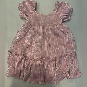 Janie and Jack Pink Shimmer Kids Formal Dress